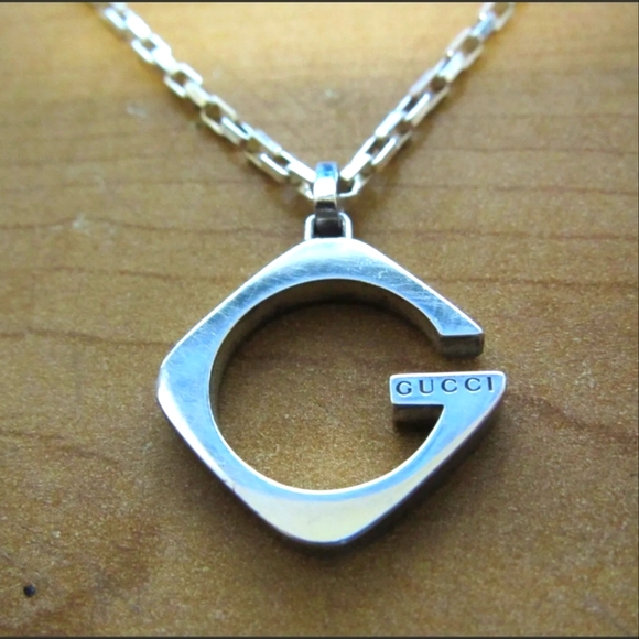 SALE ☀️SO POPULAR GUCCI 20 inch Hallmarked LUXURY NECKLACE 925 Sterling Silver - Picture 1 of 6